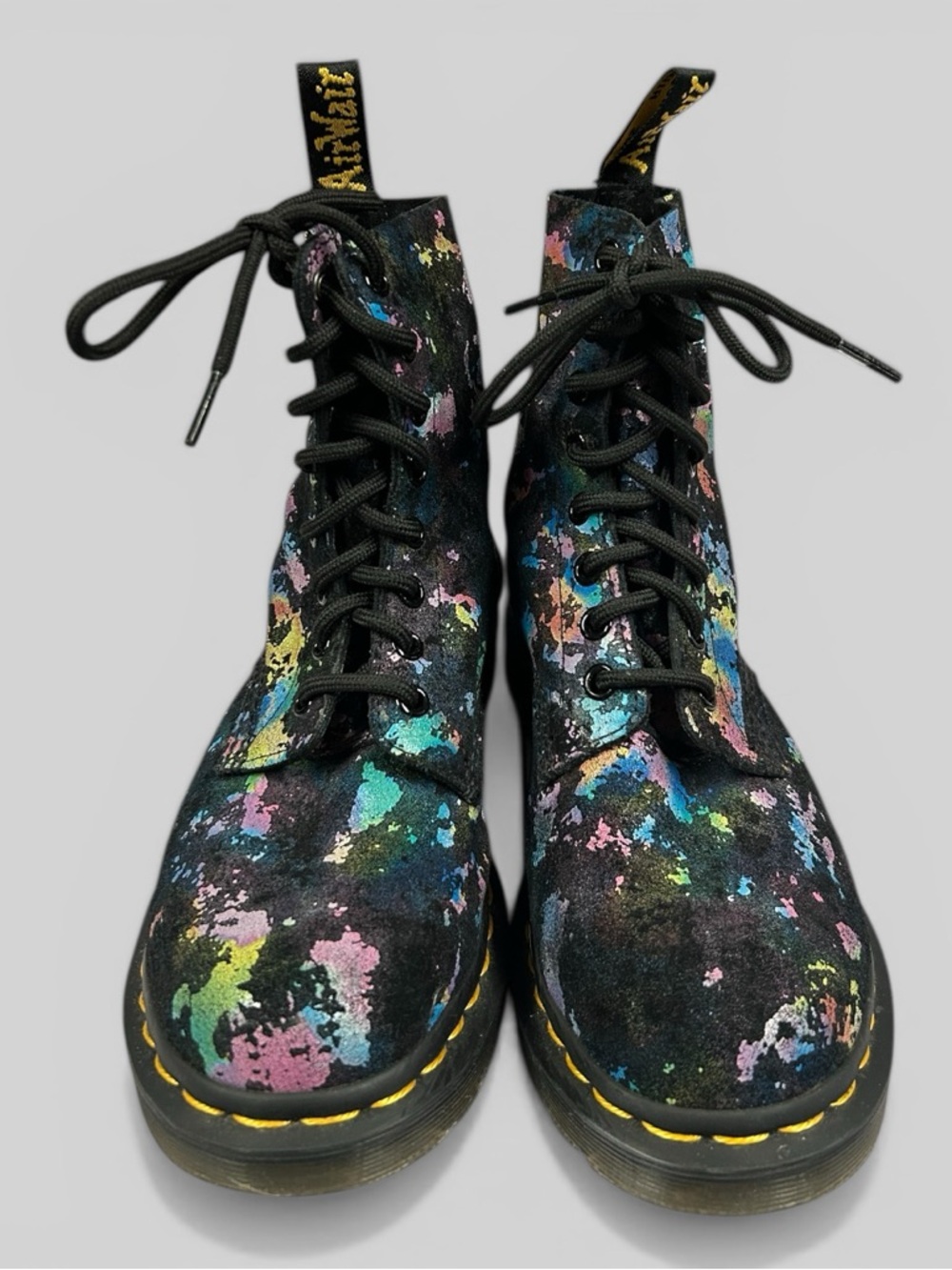 Dr. Martens Women’s 1460 Pascal Confetti Suede Lace Up Boots US Size 6 - Picture 10 of 14
